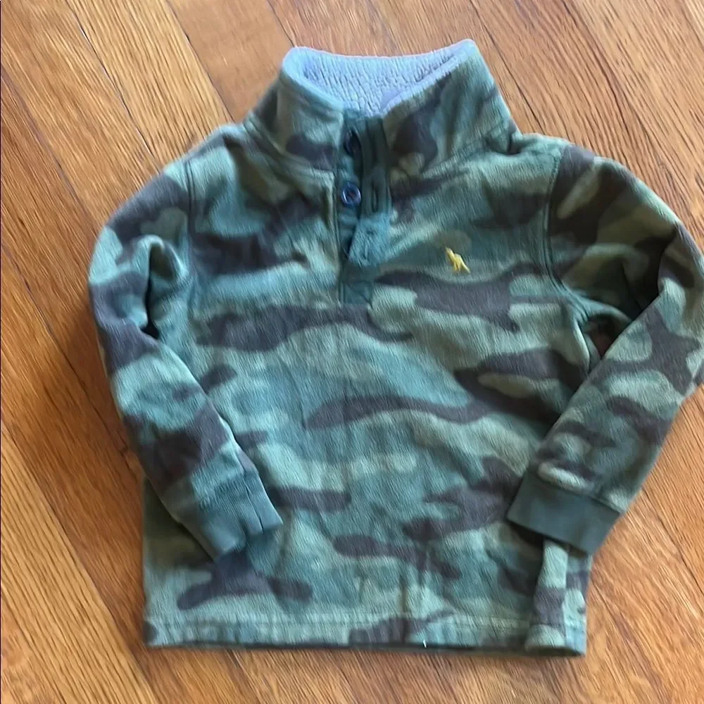 Camo and Blue Kids Clothing Set